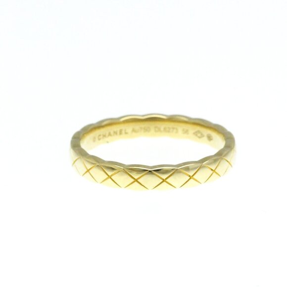 CHANEL 18k Yellow Gold Ring - Picture 1 of 9